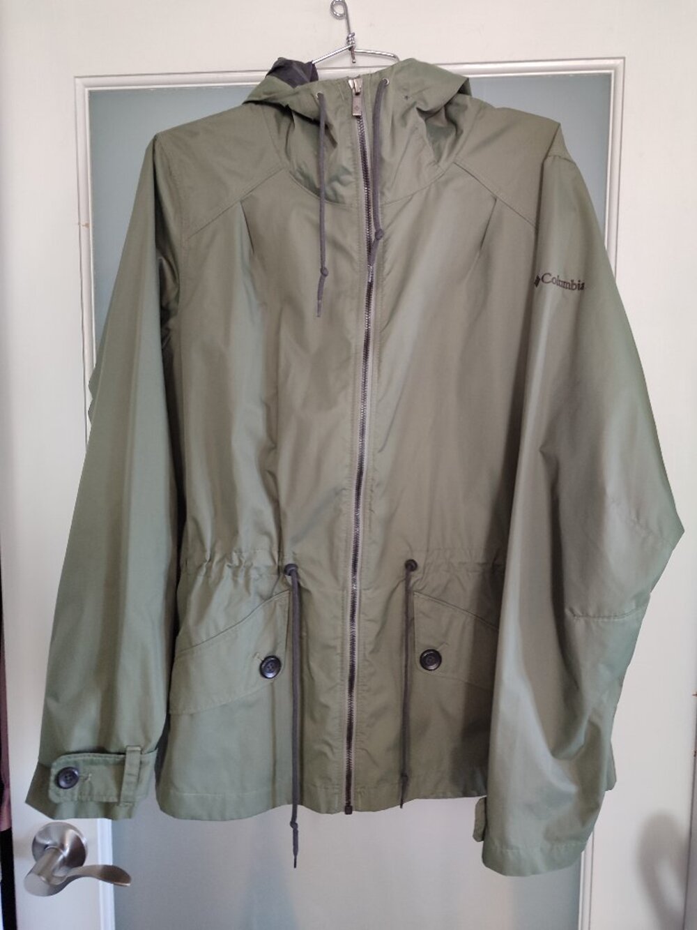 Columbia Women Lightweight Rain Jacket Windbreaker Size L